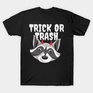 Trick or Trash - Devil Raccoon T-Shirt